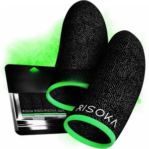 10 count Gaming Finger Sleeves -  Touchscreen Glide - Thumb Sleeve for Mobile  - Dedales Gamer Profesionales - Phone Accessories
