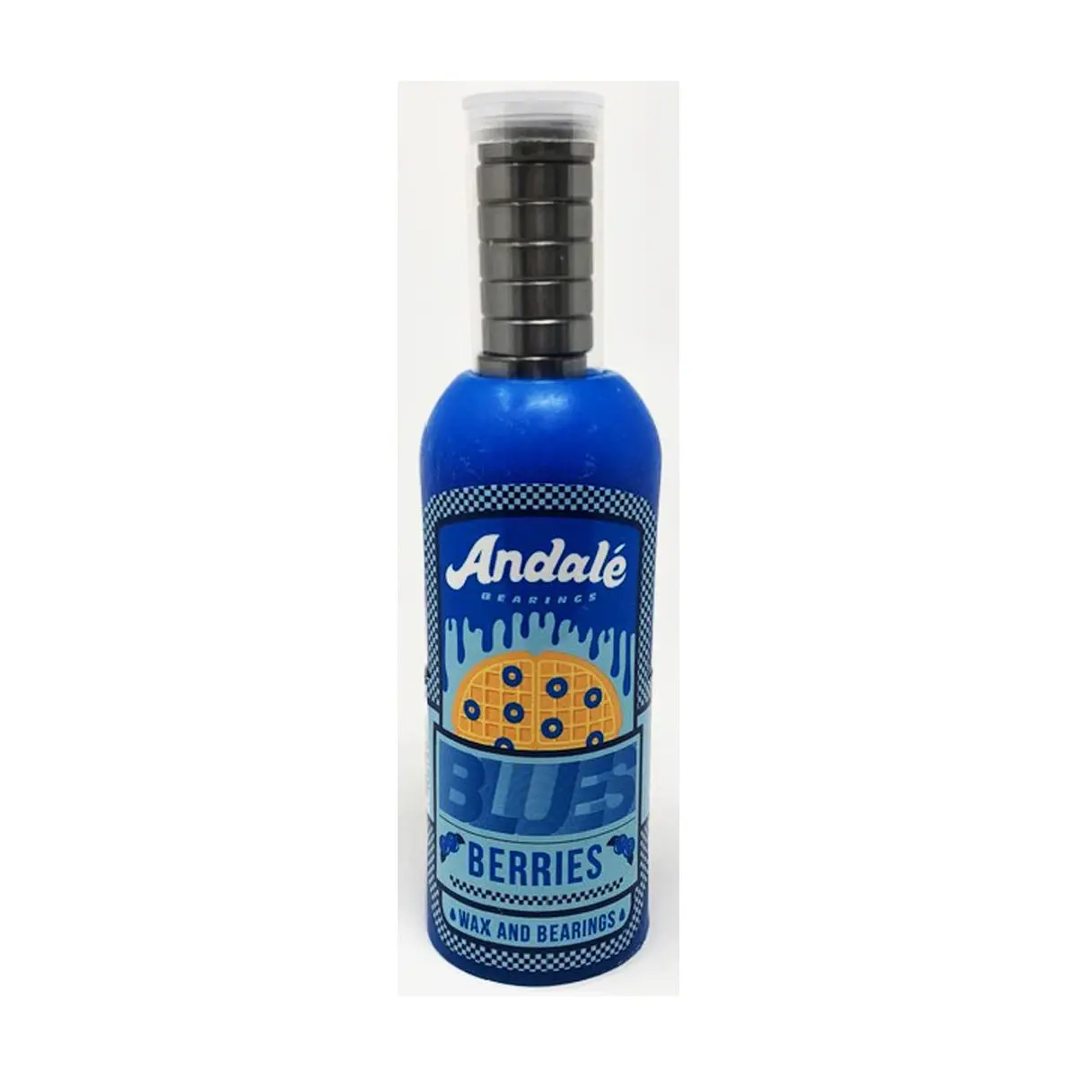 Andale Skateboard Bearings and Wax Bundle - Blues Bearings, Berries Wax