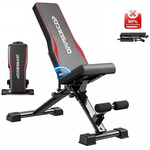 【Summervibes】OppsDecor 900LBS Adjustable Weight Bench - Full Body Workout Incline Decline Flat Utility Bench with Quick Folding, Fast Adjustment, Ideal Gift for Father's Day, Christmas, Arm Exercise Equipment,summervibes