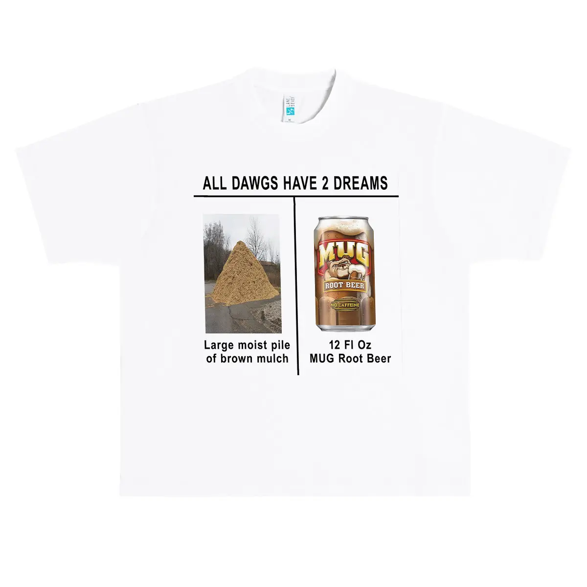 MUG® ROOT BEER TWO DREAMS TEE​ - WHITE