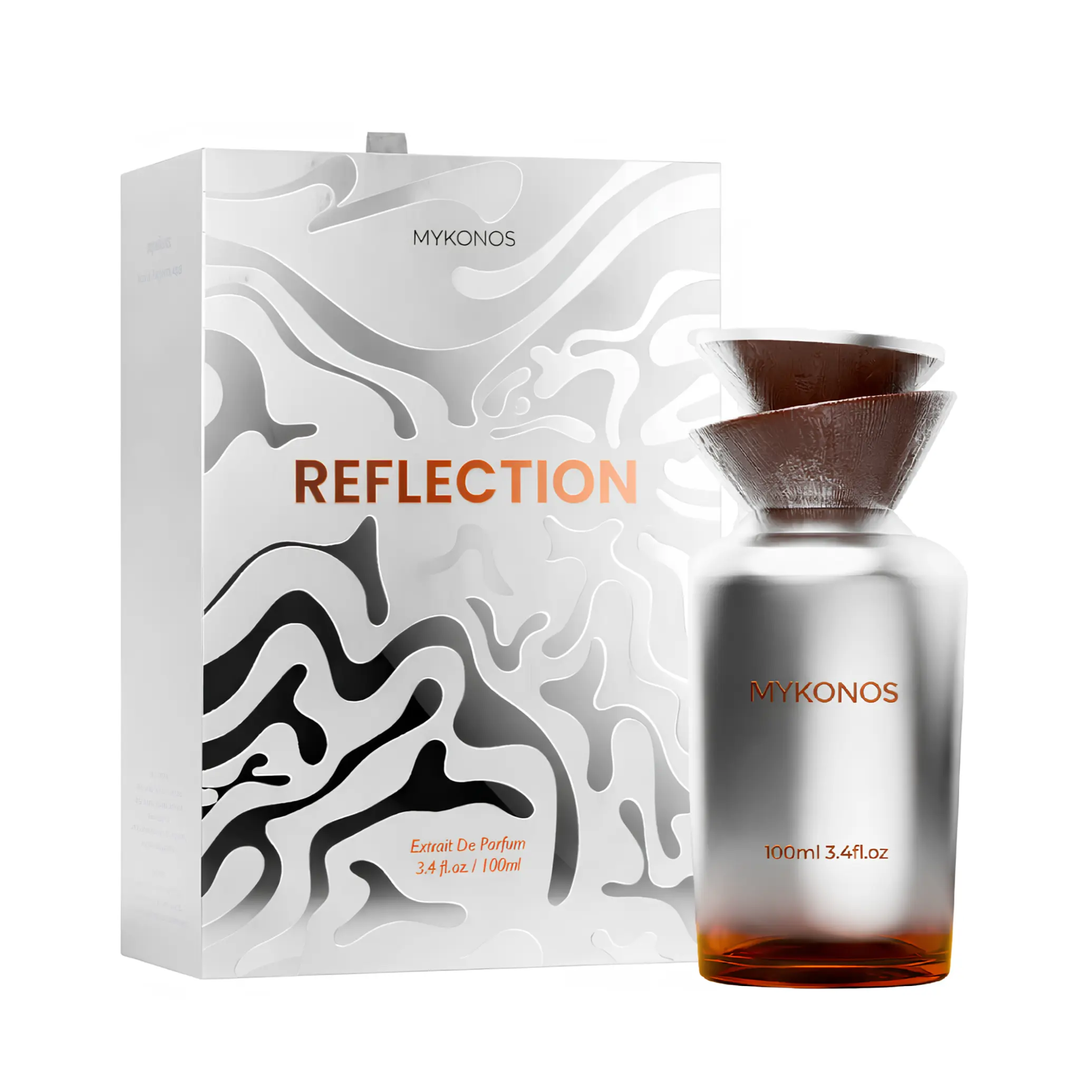 Mykonos Reflection for Unisex Extrait de Parfum Spray, 3.4 Ounce