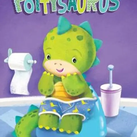 USED Book - Pottysaurus - Children's Padded Board Book - Potty Training by Little Hippo Books (Unknown) - english
