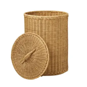 Morris Handwoven Wicker Laundry Hamper with Detachable Lid