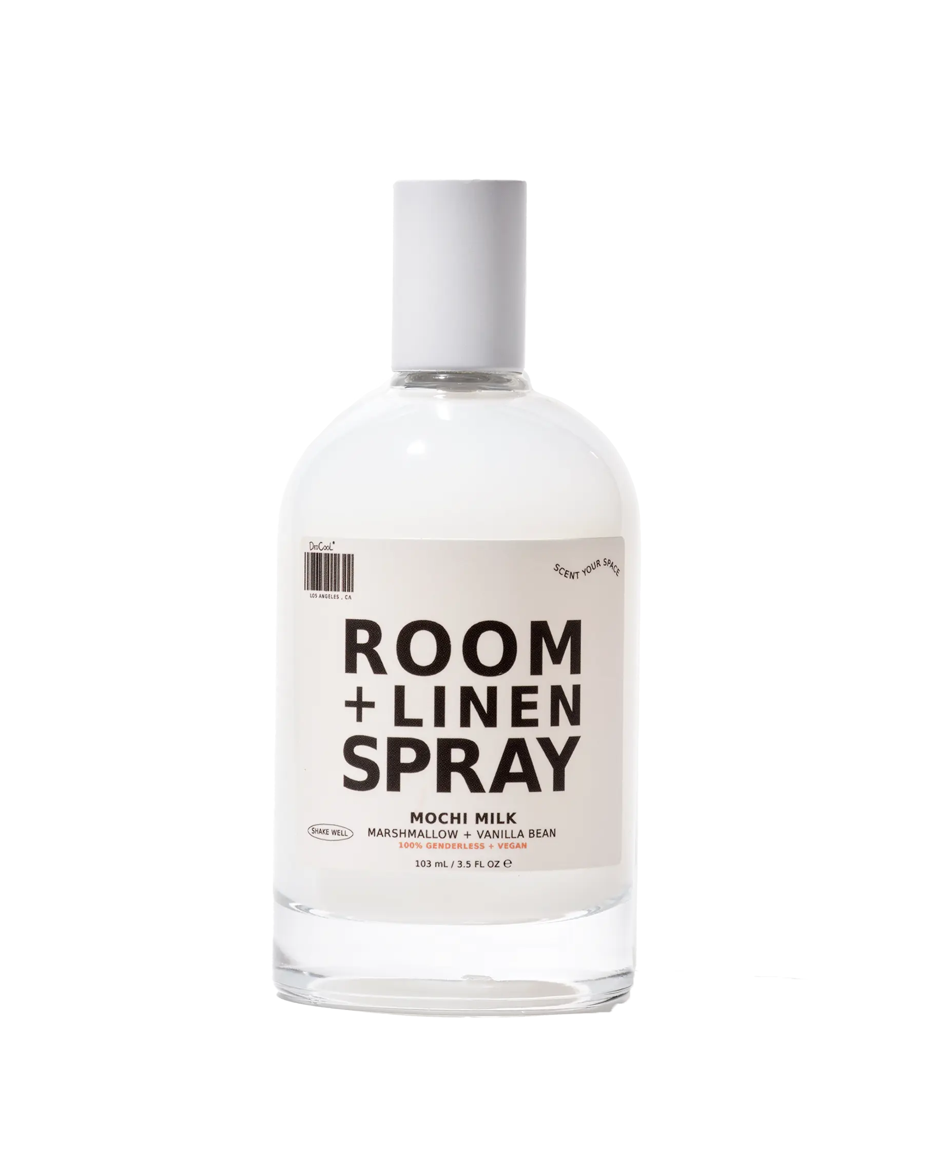 DedCool Mochi Milk Room & Linen Spray | Soft, Airy Gourmand Marshmallow & Peach Nectar Scent for Bedroom