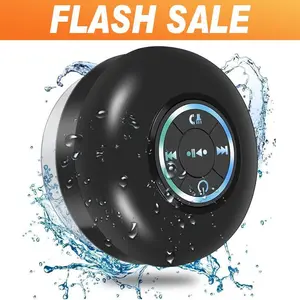 Mini Bluetooth Shower Speaker,Portable Bluetooth- compatible Speaker for Beach, Shower & HomeMini Portable Wireless Speaker, ortable Wireless Speaker with Suction Cup,Pairs Easily to Phones, Tablets, Computer, Gift for Men & Women,