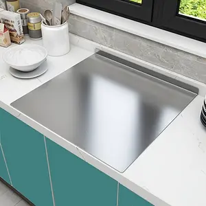 Premium Stainless steel 2025 Double-Sided - Food Grade Stainless Steel Cutting Board for Kitchen And Dining Chopping Knives