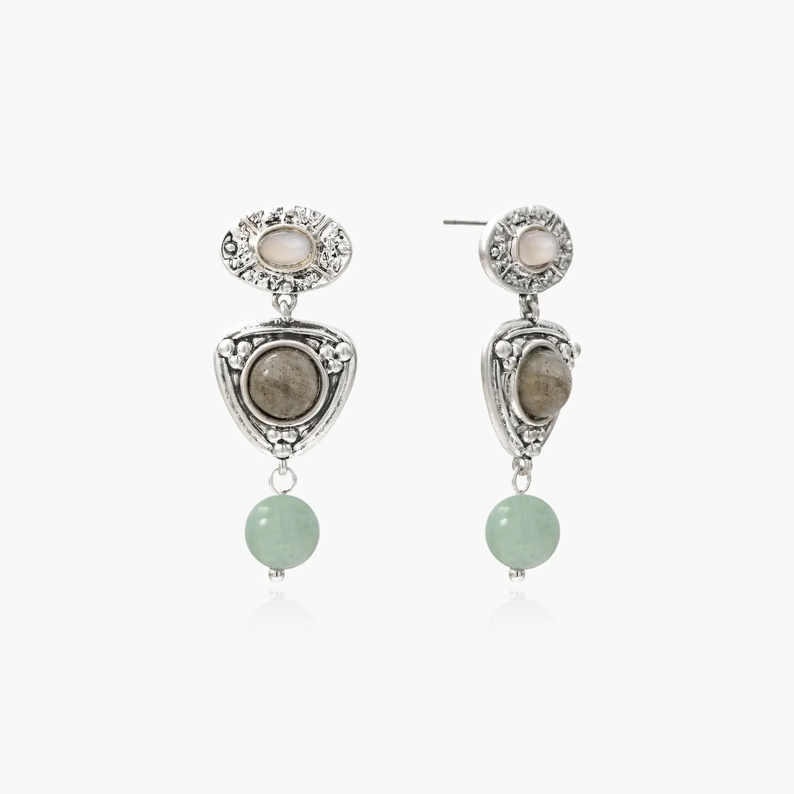 en route Athena Earrings, Sculptural Classical-Inspired Silhouette with Sophisticated Textured Details, Lightweight Construction for All-Day Comfortable Wear, Elegant Statement Piece Perfect for Elevated Styling & Modern Daily Outfits