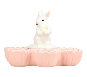 10 Strawberry Street Blossom Bunny Garden Egg Tray