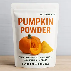 Golden Field Pumpkin Powder 6.35oz - Vegetable-Based Ingredients, No Artificial, Colors Plant-Based Formula for Various Recipes