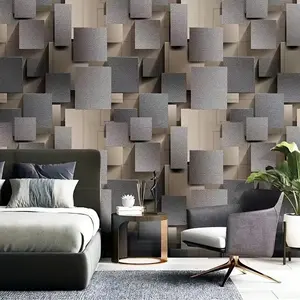 Geometric Pattern Self-adhesive Wallpaper, Waterproof Removable Wall Sticker, Decorative Wallpaper, Wall Decor for Home Living Room Bedroom