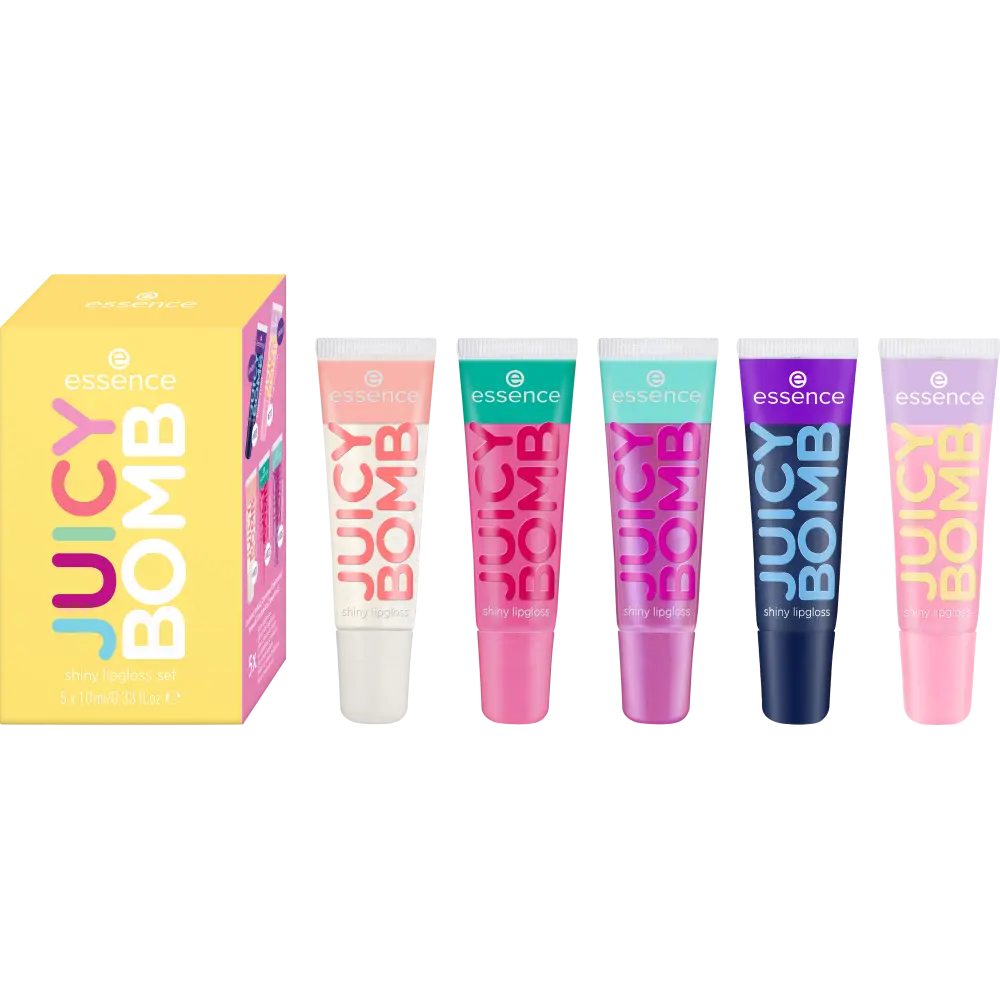JUICY BOMB shiny lipgloss set