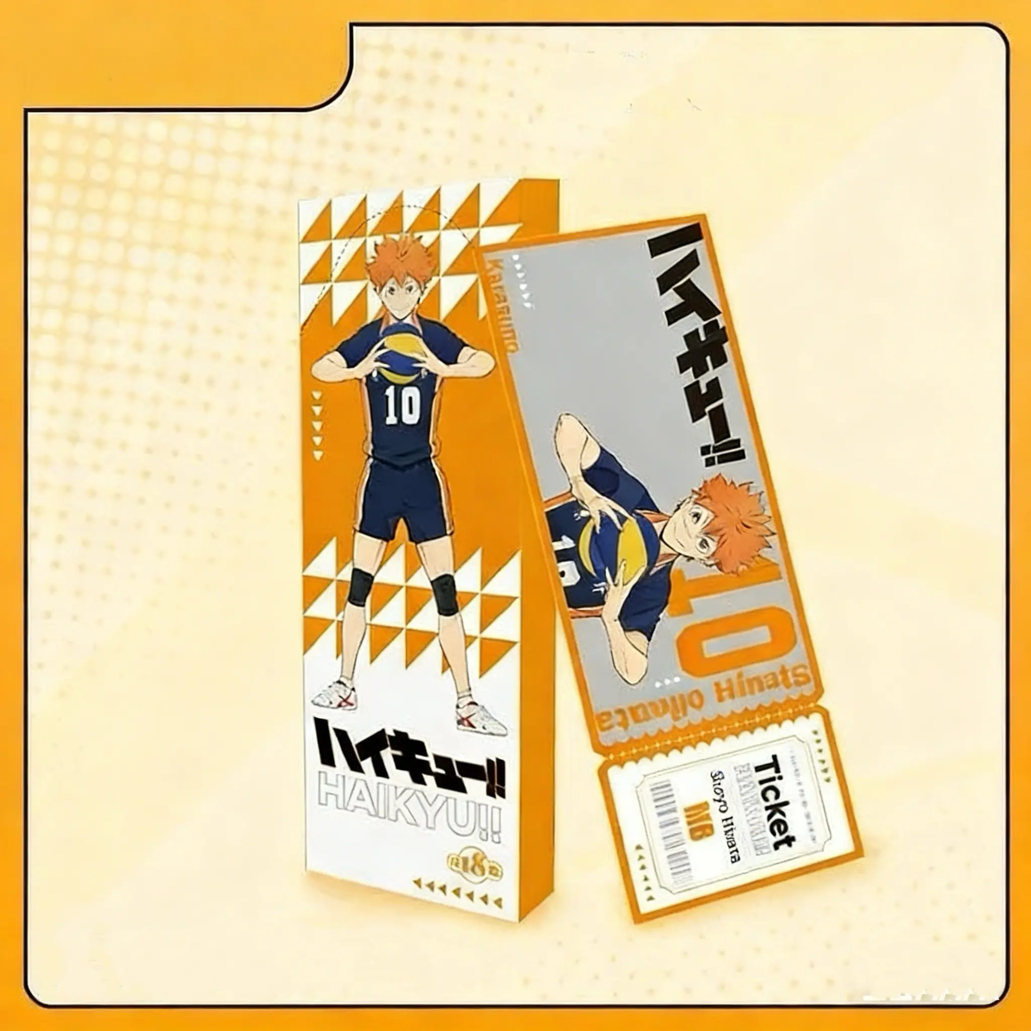 Haikyuu!! Character Art Laser Ticket Blind Box, Premium Anime Merch ...
