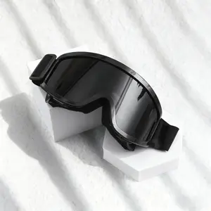 Men Women Unisex One-Piece Large-Frame Ski Goggles, Day-Night Versatile HD Anti-Fog Windproof Padded Snow Goggles for Skiing, Snowboarding, Mountaineering, Snowmobiling, Winter Hiking, Winter Camping & Outdoor Winter Adventures