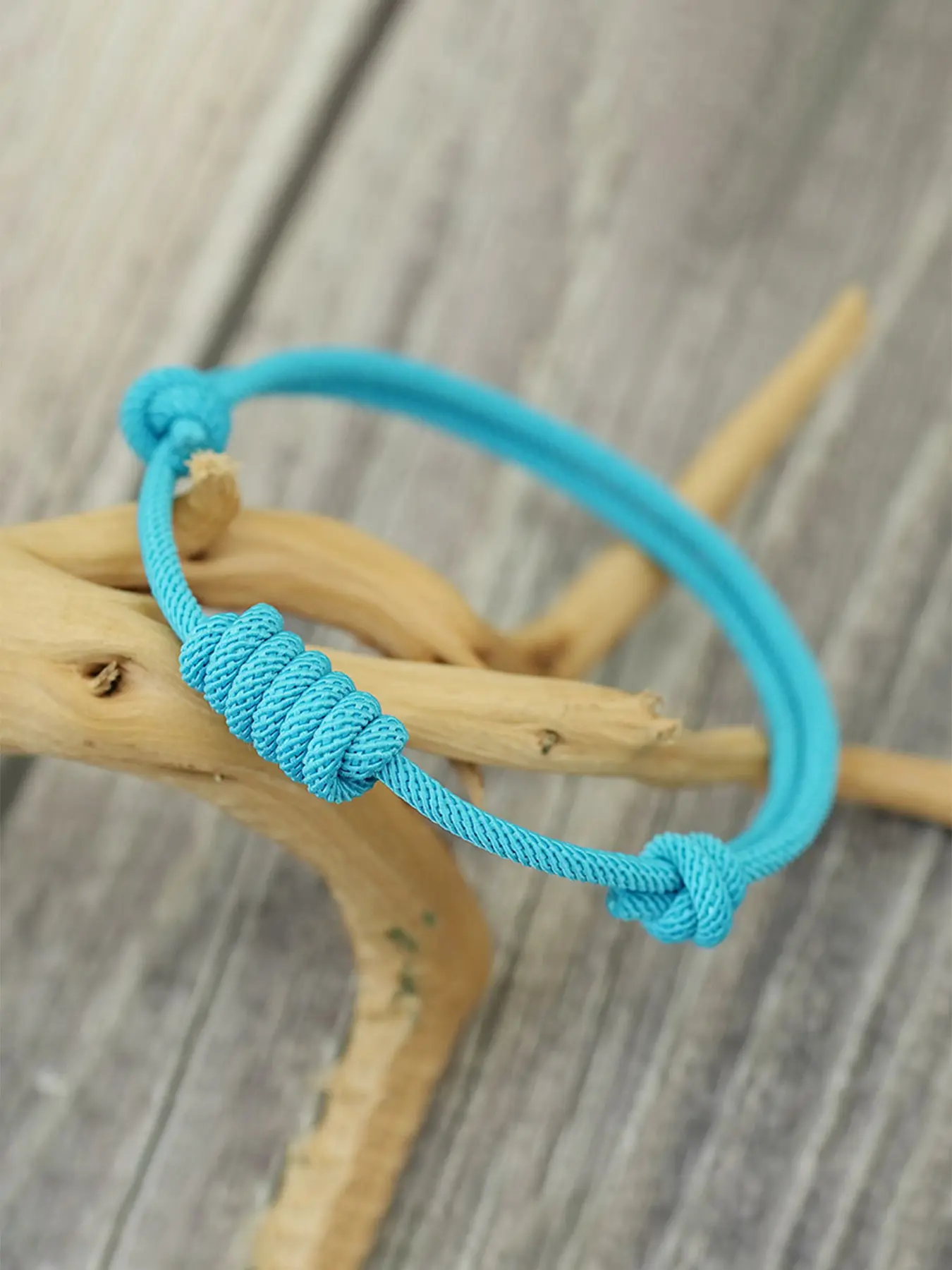 Men's Simple Adjustable Rope Bracelet, Adjustable Slider Bracelets, Handmade Knotted Wristband, Casual Outdoor Gift, Perfect for Him, Stylish and Comfortable