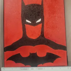 Hand Painted Batman Silhouette