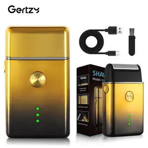 Rechargeable Electric Shaver, Portable Mini Electric Shaver Portable Mini for Men, Ideal Gift for Father, Boyfriend, USB Rechargeable Shaver