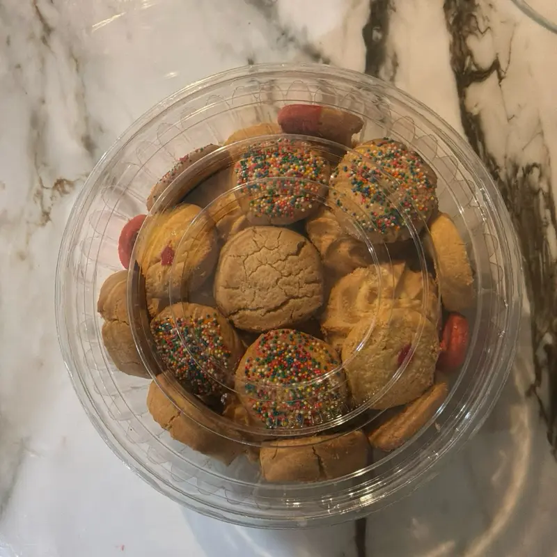 Polvorones cookies
