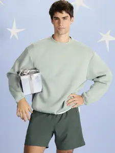 Old Navy Men's Oversized Bounce Fleece Cinched Sweatshirt