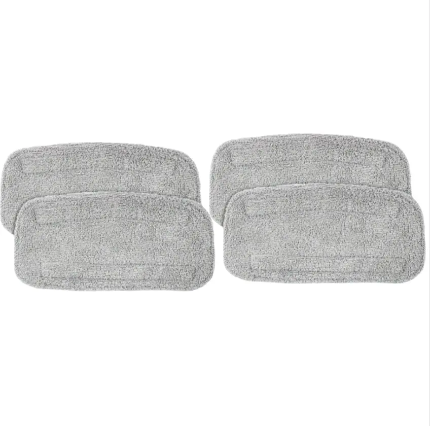 4-pcs steam mop replacement pad, suitable for Neugo NE 033 series, ultra-fine fiber cloth machine, washable, reusable, used for floor cleaning Microfiber Mop Pads Microfiber Mop Refill