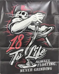 18 to Life Banner - Support Your Favorite Truck and Tractor Pullers