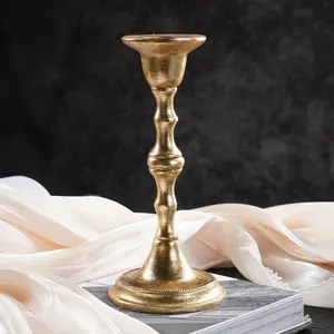 Creative Bamboo Candle Holder, Vintage Candle Stand, Resin Material, Home Desktop Decoration, Suitable for Home, Hotel, Wedding Table Decor