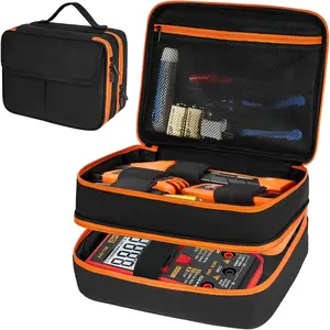Carrying Case Compatible with Klein Tools ET310 AC Circuit Breaker Finder,GFCI Outlet and Electrical Test Kit,Circuit kit Tools Bag Fits for Digital Multimeter,Clamp Meter and klein Electrician Tools