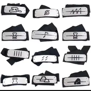 Anime Ninja Village Headbands Unique Designs for Cosplay and Anime Fans High-Quality Accessories