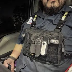 Tactical Chest Bag Outdoor Hunting Vest Multi-Functional Utility Rig for Cycling Hiking and Sports Holds More Gear Backpacks