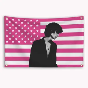 Singer Sombr  American Pink Flag Banner Advertising Decorative Home Objects Decoration Garage Flags for Bedrooms Tapestry Flaga 60X40