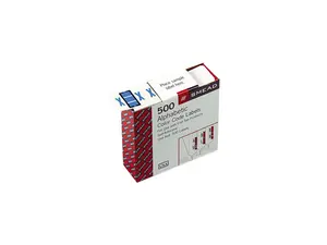 Smead 67094 A-Z Color-Coded Bar-Style End Tab Labels, Letter X, Blue, 500/Roll