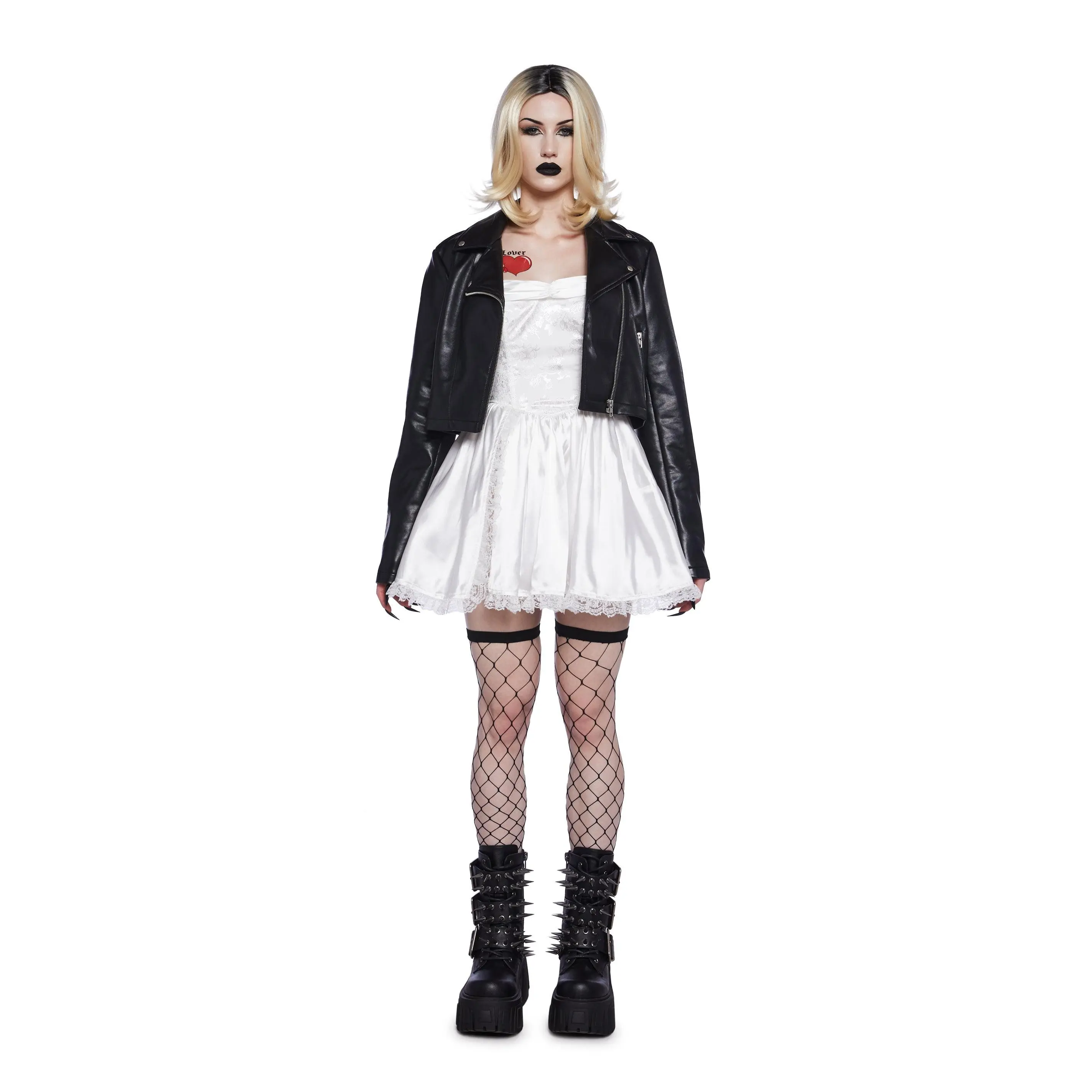 Evil Doll Bride Premium Costume And Wig Set