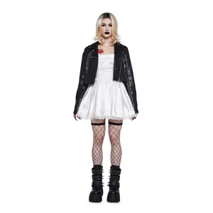 Evil Doll Bride Premium Costume And Wig Set