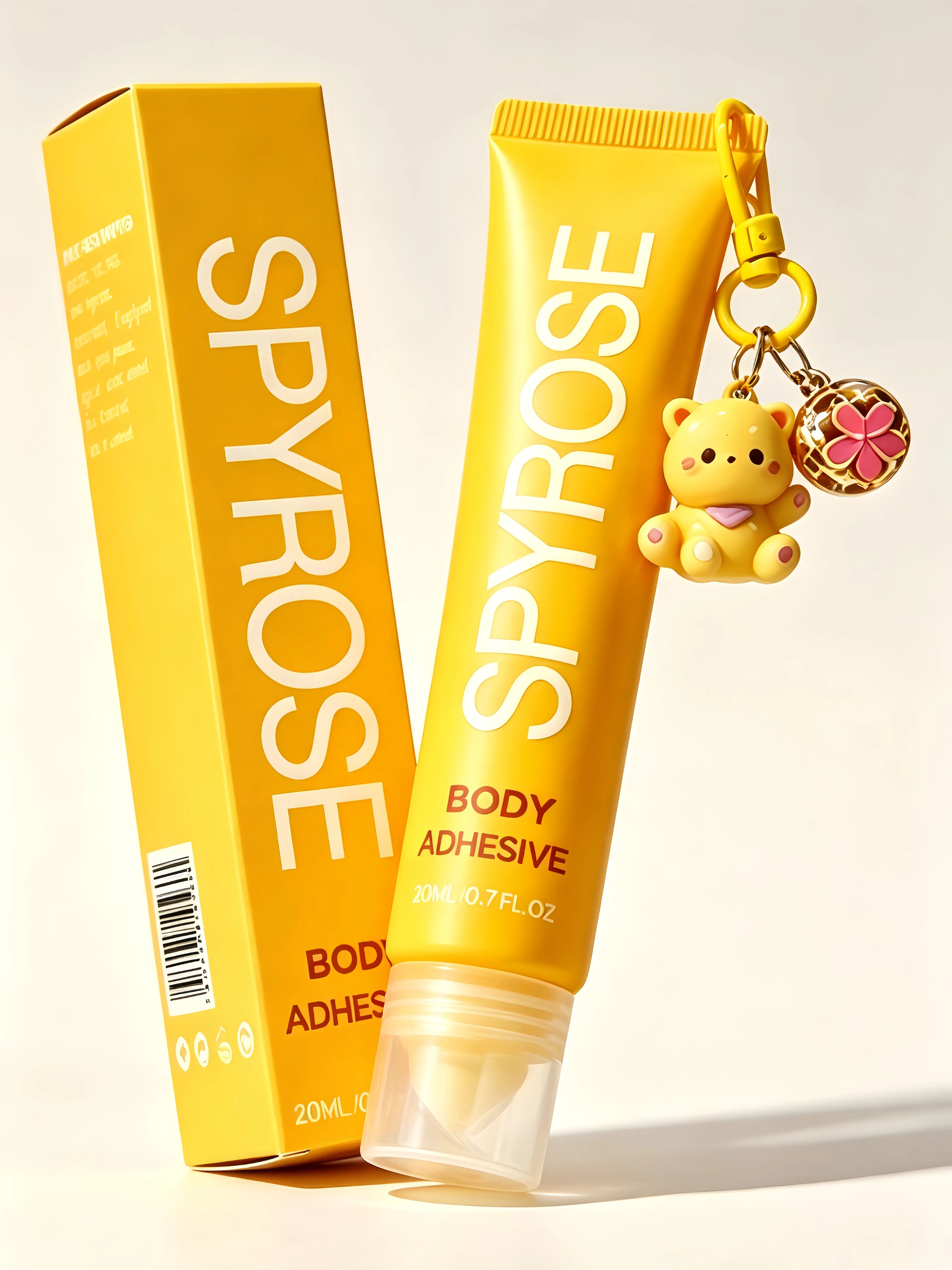 SPYROSE Body Adhesive Glue - Tiktok Fashion Bra Accessories, Tulip Scent Fashion Body Glue, Invisible Clothing Adhesive for Women, Bra Accessory for Strapless Bras, Backless Dresses & Low Cut Outfits - Fashion Tape Alternative with Strong All Day Hold