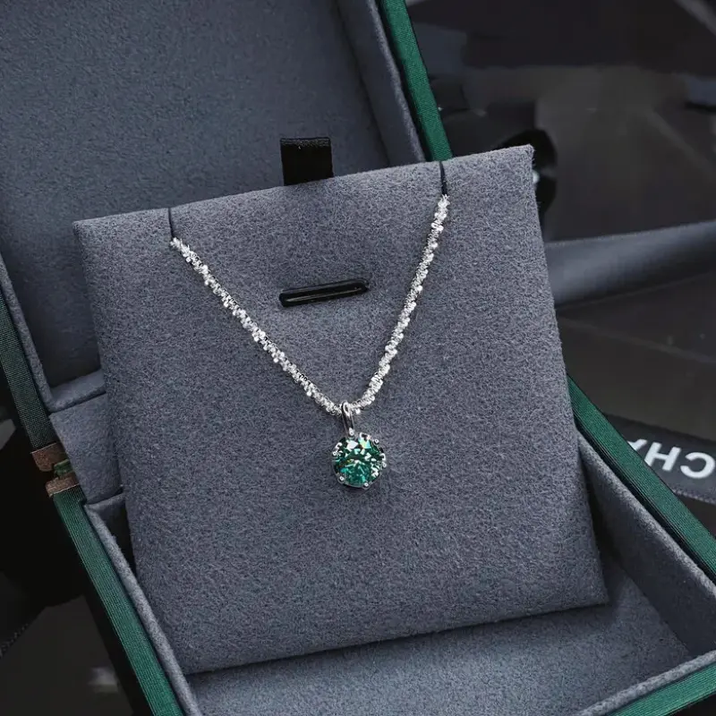 1 carat silver white green Mozambique st