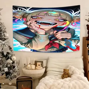 Toga Himiko Tapestry, a horizontal decorative tapestry suitable for living room, bedroom, office or party decoration, the perfect gift idea, wall decoration tapestry.