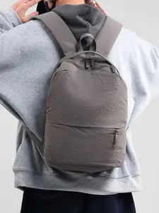 Nylon Backpack With A Sophisticated And Versatile Look Perfect For Commuting Backpack,Multifunctional And Large Capacity Fashionable And Casual Large Capacity Portable Zipper School Bags,Travel Storage Stationery Storage,Vacation Essentials Satchel, Suita