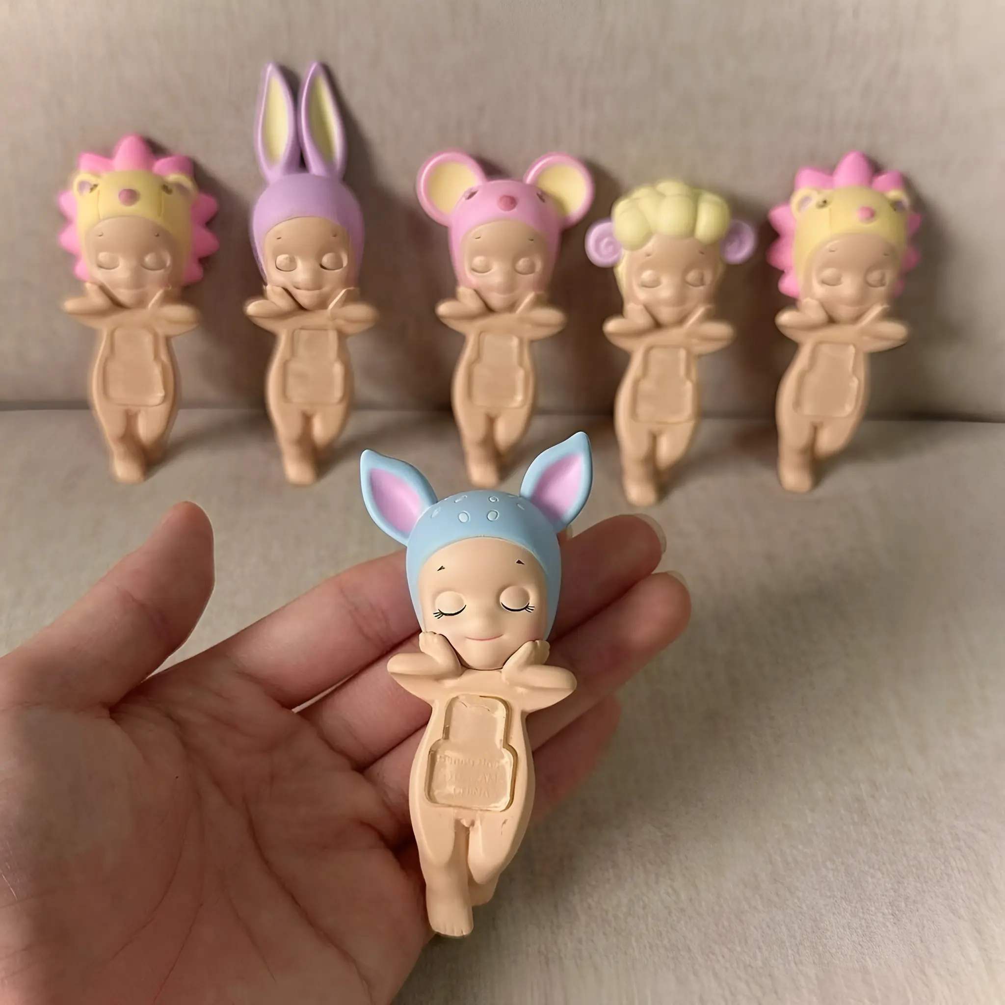 Sonny Angel Dreaming Hippers | Kawaii Mini Figure Collectible Toy | Cute Animal Hipper | Surprise Gift for Collectors