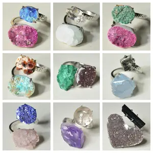 [No.409-417 Tray #15]Unique handmade crystal ring