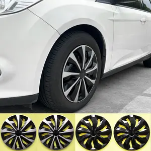 4PCS 15 Inch PP Plastic Anti-Rust Wheel Covers for Steel Rims - Compatible with for  Volkswagen for Toyota for Honda for Ford for Nissan for Hyundai for Kia Models (Not for Alloy Wheels)