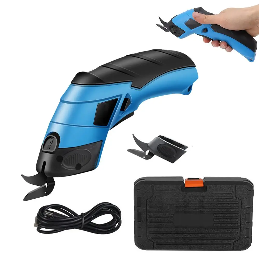 USB Rechargeable Electric Scissor, 1 Set Multifunctional Electric Scissor, Precision Cutting Tool for Cutting Paper, Plastic, Aluminum, Leather, Fabri