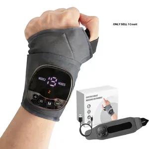 Electric Hand Massager with Heat, Hands-Free Wrist Wrap Design, Lightweight Portable Massager for Daily Use & Sports, Cordless Hand Wrist Massager, Relaxation Aid, Mother's Day Gift