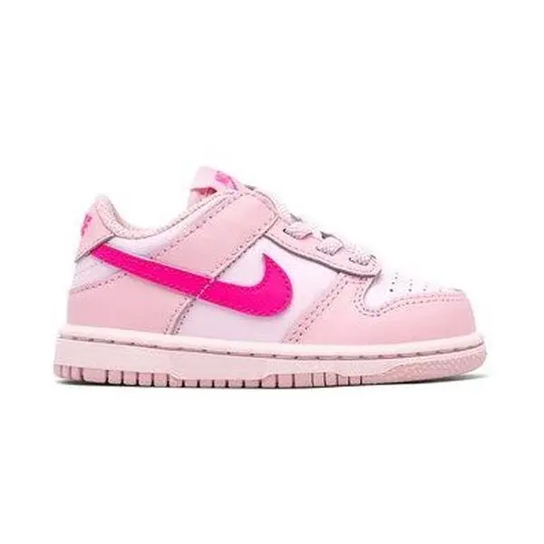 Nike Dunk Low Triple Pink DH9761-600 Toddler Fashion Sneaker New
