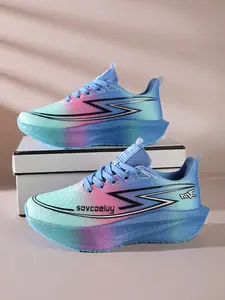 Unisex Long-distance Aerobic Running Shoes | Balanced Cushion Stable Fit | Stylish Luminous Look | Lightweight for Endurance Running