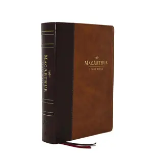 MacArthur Study Bible, Brown Leathersoft: Unleashing God's Truth One Verse at a Time (Holy Bible, English Standard Version)