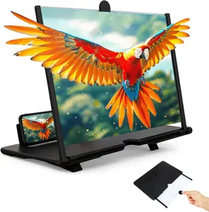 12" Screen Magnifier Version, 2026 New Screen Magnifier for Cell Phone, Movies, Videos, and Gaming, Amplifier Desktop Magnifying for Seniors Reading