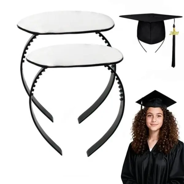2026 Summer Upgraded Graduation Cap Headband Graduation Cap Band Hair Band Hat Accessories for Graduates