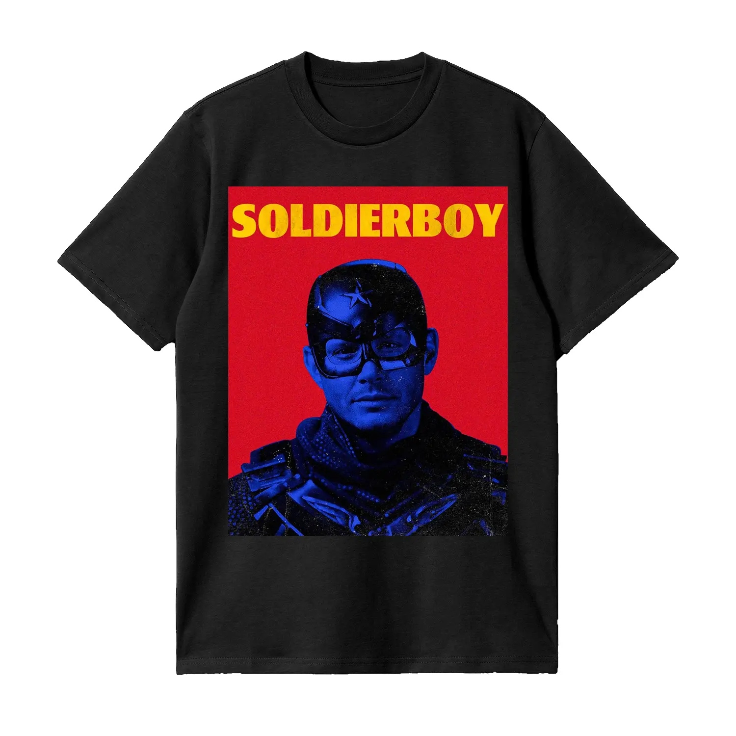 Women's Short Sleeve Cotton Fitted Crew Neck Graphic T-Shirt - The Boys Jensen Ackles Lady Soldier Digital Print, Streetwear, Chaotic Hero Energy, TikTok Trend, Sizes 2XL-5XL, 4XL, All Seasons, Casual, Normal Type, Clothes, Pull On