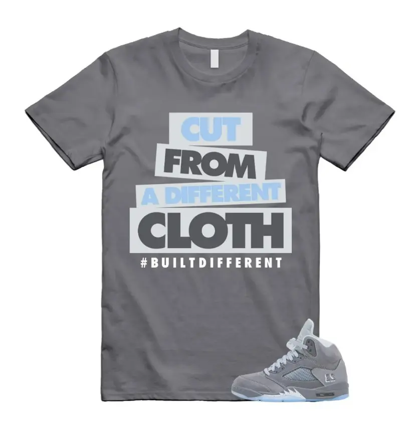 5 Wolf Grey Ice Blue Light T Shirt Match CLOTH, 5 Wolf Grey Shirt, 5 Wolf Grey Outfit, 100% Cotton, Fashion Clothes, Stylish Unisex Shirt, Unisex Top, Menswear Top