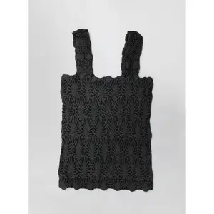 Brushed Textured Top - Black