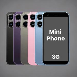 3.0 inch mini smart phone (1pc), 2+16gb ram rom 1000mah dual sim 3g network 4-core processor android 8.1 handheld phone, digital, portable